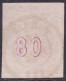 GREECE 1862-67 Large Hermes Head Consecutive Athens Prints 80 L Carmine Vl. 34 A - Used Stamps