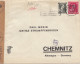 Belgien: 1941: Liege Nach Chmenitz: Zensur OKW - Strumpffabrik - Sonstige & Ohne Zuordnung