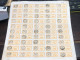 Vietnam South Sheet Stamps Before 1975(wedge Overprint) 1 Pcs 50 Stamps Quality Good - Vietnam