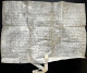 PARCHEMIN EN PEAU / 16 AVRIL 1731 / SIGNE DIDIER COMTE DE MONTJOYE / GOMBART / EVOCATION COMTE DE BOURGOGNE 35 X 26 Cm - Manuscripts