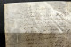 PARCHEMIN EN PEAU / 16 AVRIL 1731 / SIGNE DIDIER COMTE DE MONTJOYE / GOMBART / EVOCATION COMTE DE BOURGOGNE 35 X 26 Cm - Manuscripts