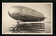 AK Luftschiff  Graf Zeppelin  Schwebt über Dem Bodensee  - Zeppeline