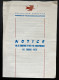 COURRIER DE LA POSTE AU SUJET DE RESERVATION DE TIMBRES AVEC FLUORESCENCE / PARIS 1971 & PTT VENTE PAR CORRESPONDANCE - Printing & Stationeries