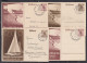 Delcampe - Dt.Reich Sammlung Der Olympia-Ganzsachen MiNo. P 257/58,259/60,261/62 O Oder SSt - Cartes Postales
