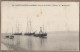 CPA 80 - SAINT VALERY SUR SOMME - Arrivée Des Voiliers " Juliette " Et " Minniecoles " - TB BATEAU VOILIER Remorqueur - Saint Valery Sur Somme