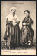 CPA Megeve, Costumes De Savoie, Zwei Frauen In Traditionellen Französischen Trachten  - Unclassified