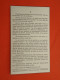 Priester - Pastoor Georges Vander Stichele Geboren Te Gullegem 1878  Overleden Te Dadizele  1963   (2scans) - Religion & Esotericism