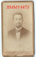 CARTE CDV - Phot. A. Gerschel  Paris - Portrait D'un Homme Barbu, à Identifier - Tirage Aluminé 19 ème - Anciennes (Av. 1900)