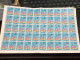 Vietnam South Sheet Stamps Before 1975(30$ Re Jouissances 1975) 1 Pcs 50 Stamps Quality Good - Viêt-Nam