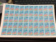 Vietnam South Sheet Stamps Before 1975(30$ Re Jouissances 1975) 1 Pcs 50 Stamps Quality Good - Vietnam