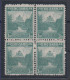 Yugoslavia Kingdom 3 Dn Block Of Four Oplenac CERTIFICATE Of Nikola Petric 1937 MNH ** - Unused Stamps