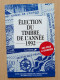France - Grand Concours Organisé Par La Poste - Élection Du Timbre De L'année 1992 - Avec Réponse T - Documents Of Postal Services