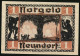 Notgeld Neundorf 1921, 1 Mark, Kinder Und Alter Mann Unter Baum  - [11] Lokale Uitgaven