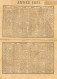 06 VILLEFRANCHE, Petit Calendrier (11,5 X 8,5 Cm) Année 1884 édité Par Ch. Cortay Ainé, 5 Rue Saint-Jacques Villefranche - Small : ...-1900