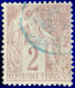 -Sage  Type  Alphée Dubois N° 47 Ob  Bleu. LA REUNION ST DENIS 1891 ( Second Choix ) - Alphée Dubois