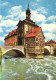 BAMBERG, BAVARIA, TOWN HALL, BRIDGE, ARCHITECTURE, GERMANY, POSTCARD - Bamberg