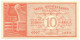 10 DRACME CASSA MEDITERRANEA DI CREDITO PER LA GRECIA 1941 FDS-/FDS - Andere & Zonder Classificatie