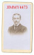 CARTE CDV - Portrait D'un Jeune Homme, à Identifier - Tirage Aluminé 19 ème - Old (before 1900)