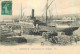 13 - Marseille - Débarquement D'un Paquebot - Animée - Bateaux - CPA - Oblitération Ronde De 1910 - Voir Scans Recto-Ver - Joliette, Port Area