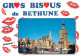 62 - Béthune - La Grand'Place - Le Beffroi - Automobiles - CPM - Voir Scans Recto-Verso - Bethune