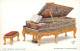 Raphael Tuck & Sons' Oilette Postcard The Queen's Dolls House Series I - Grand Piano In Drawing Room - Tuck, Raphael
