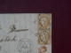 FRANCE LETTRE  RR  1875 ETOILE DE PARIS N° 17 PONT NEUF A SCHAFFAUSEN SUISSE +N°22 + AFF. INTERESSANT+DP7 - 1849-1876: Classic Period