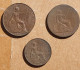 Great Britain One 1 Penny 1860-1967 - Various Years 1881 1902 1907 - Autres & Non Classés