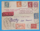 LETTRE PAR AVION DE 1930 - 1° LIAISON AERIENNE ISTRES PONDICHERY - GIRIER WEISS SUR BREGUET HISPANO - 1927-1959 Covers & Documents