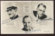 AUTOGRAPHE - V. BOUCHER, PDT DES ARTISTES DRAMATIQUES, R. MONTEAUX ET R. ALEXANDRE SOCIETAIRES DE LA COMEDIE FRANCAISE - Other & Unclassified