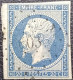 N°14A Napoléon 20c Bleu. Oblitéré Losange PC - 1853-1860 Napoléon III