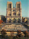 75 - Paris - Cathédrale Notre Dame - Façade - Automobiles - Carte Neuve - CPM - Voir Scans Recto-Verso - Notre Dame De Paris