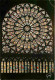 Art - Vitraux Religieux - Paris - Cathédrale Notre Dame - La Rose Nord - CPM - Voir Scans Recto-Verso - Paintings, Stained Glasses & Statues