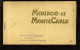 MONACO ET MONTE-CARLO - CARNET DE  20 CARTES COLORISEES ET UNE PAGE PLAN  FORMAT 9X14  - Other & Unclassified