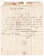 Lettre 1843 Avec Correspondance Libourne Pour Guîtres Gironde - 1801-1848: Precursors XIX