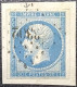 N°14A Napoléon 20c Bleu. Oblitéré Losange PC N°3302 Saint-Vallier (Saint-Vallier-sur-Rhône) - 1853-1860 Napoleon III