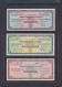 Cuba 20/50/100 Pesos Cheques De Viajeros Años 80 Lote De 3 Billetes - Cuba