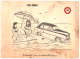 Humour : Illustration - P. Daries : " En Code " : Pin-up - Automobile : Interdit Aux Automobilistes - Humor