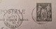 LETTRE TYPE SAGE OBLITERATION PARIS OBSERVATOIRE / BUREAU 52 /RARE! - 1877-1920: Période Semi Moderne