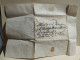 Italy Old Letter Store Fabric Samples. Lettera Con Mostre Stoffa Negozi Roma. A Veroli 1808 - Zonder Classificatie