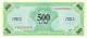 500 LIRE OCCUPAZIONE AMERICANA IN ITALIA MONOLINGUA BEP 1943 SUP+ - Allied Occupation WWII