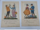 Illustrateur Droit - Lot De 4 Cartes Normandie - Auvergne Avec Publicité De La Farine Jammet .. Lot10 - Droit