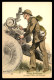 GUERRE 39/45 - ILLUSTRATEURS - MAURICE TOUSSAINT - ARMEE BRITANNIQUE - ARTILLERIE - TENUE DE CAMPAGNE - Guerre 1939-45