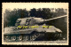 GUERRE 39/45 - CHASSEURS DE CHAR ALLEMAND JAGDTIGER 8.8 PAK 43  - CARTE PHOTO ORIGINALE - War 1939-45