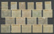 Pologne - Poland - Polen 1922-23 Y&T N°242 à 261 - Michel N°OS1 à 16 * - Aigle National Et Mineur - Unused Stamps