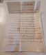 LAC DE 1864.DE TURIN A UTELLE VIA NICE MARITIME. JOLIS CACHETS   ROUGE ET NOIRS  . TRES INTERESSANT. . BEL ETAT - 1801-1848: Précurseurs XIX