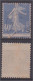 Semeuse Piquage à Cheval 1927 N° 237 40c Outremer Oblitéré (scan Recto/verso) - Oblitérés