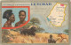 Tchad - Carte Les Colonie Françaises - Illustration - CPA - Voir Etat Au Dos - Voir Scans Recto-Verso - Tchad