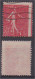 Semeuse Piquage à Cheval 1924 N° 199 50c Rouge Oblitéré (scan Recto/verso) - Used Stamps