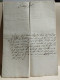 Italy Old Letter. Italia Lettera Medico Di Veroli A Conte Savelli Delegato Apostolico Frosinone 1835 - Unclassified