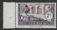 AFRIQUE EQUATORIALE FRANCAISE - AEF - A.E.F. - 1940 - YT 93** - VARIETE - Unused Stamps